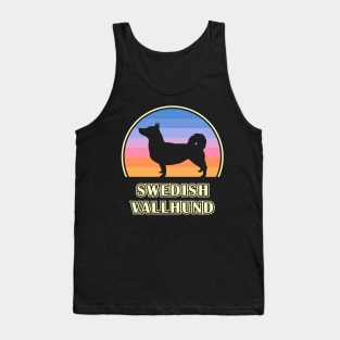 Swedish Vallhund Vintage Sunset Dog Tank Top